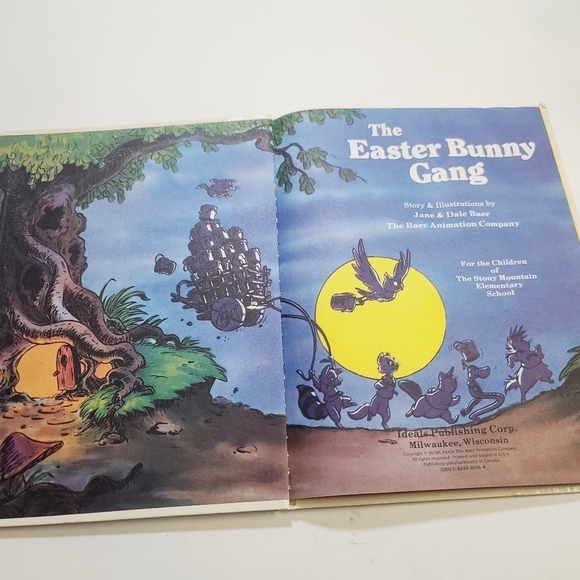 Vintage The Easter Bunny Gang by Jane & Dale Baer Picture Book - Picture 2 of 13